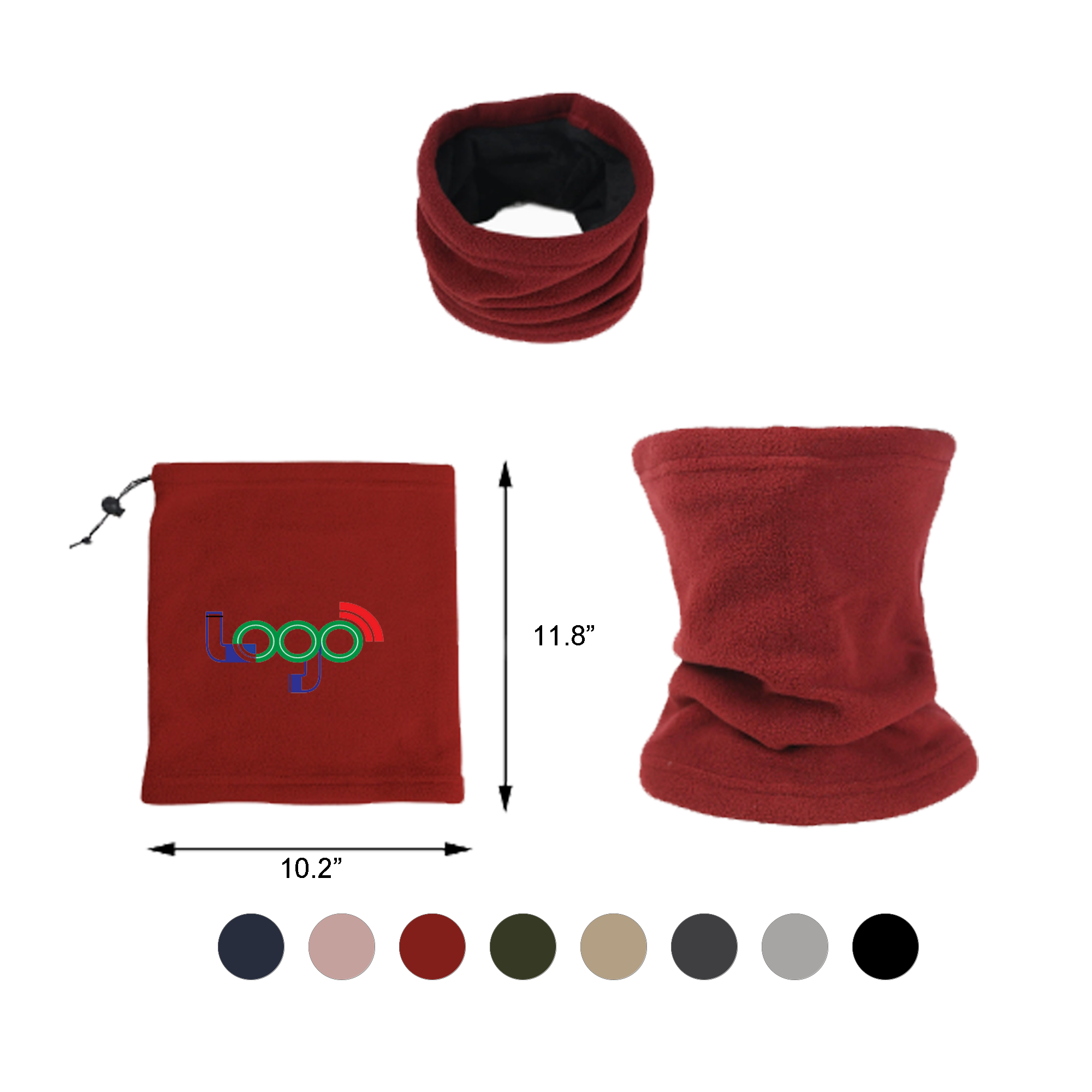 Double Layer Winter Neck Warmer 2