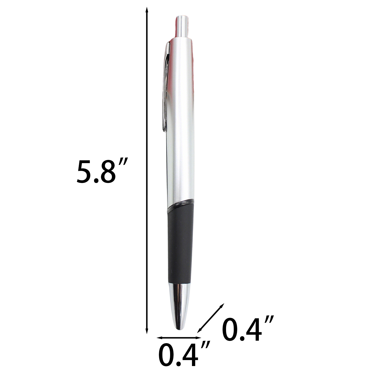 Durable Plastic Push-Button Ballpoint Pen 5