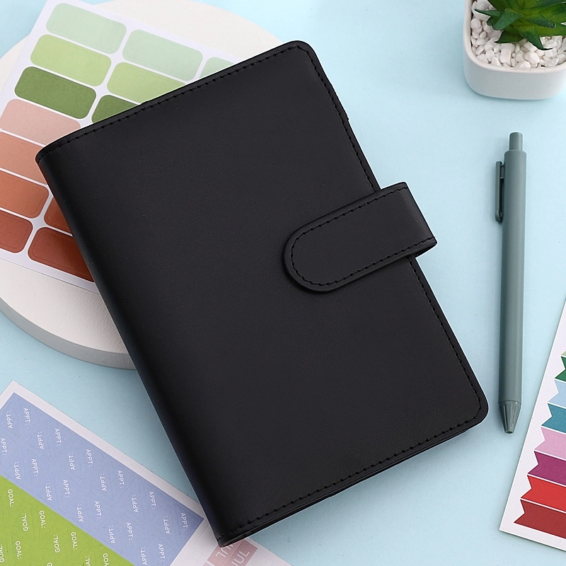 PU Leather A6 Budget Planner Binder Notebook 14