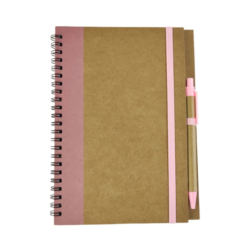 A5 Spiral Notebook & Pen 6