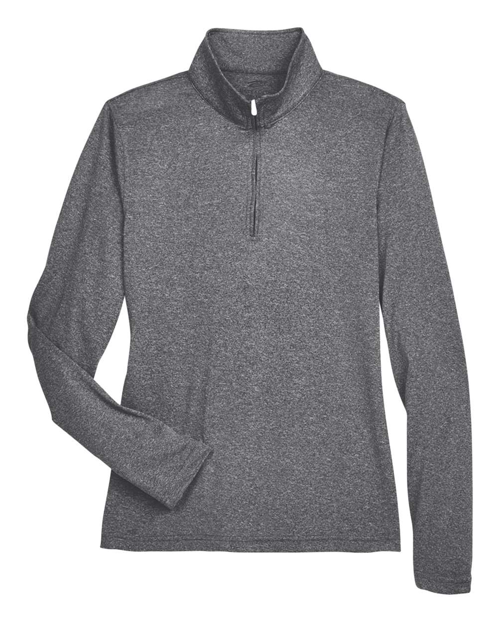 Women's Cool & Dry Heathered Performance Quarter-Zip Pullover - 8618W 2