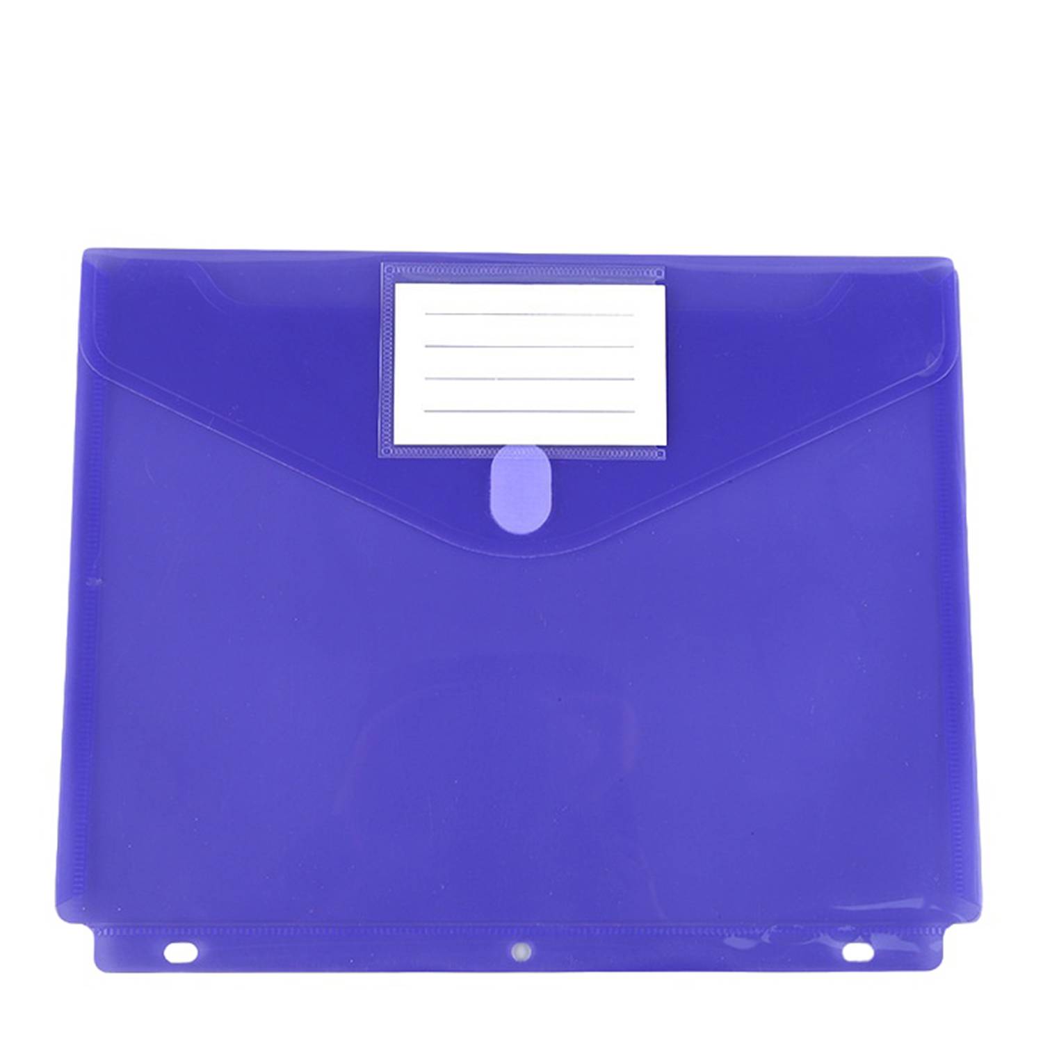 A4 Plastic File Folder w/ Label Pocket 4