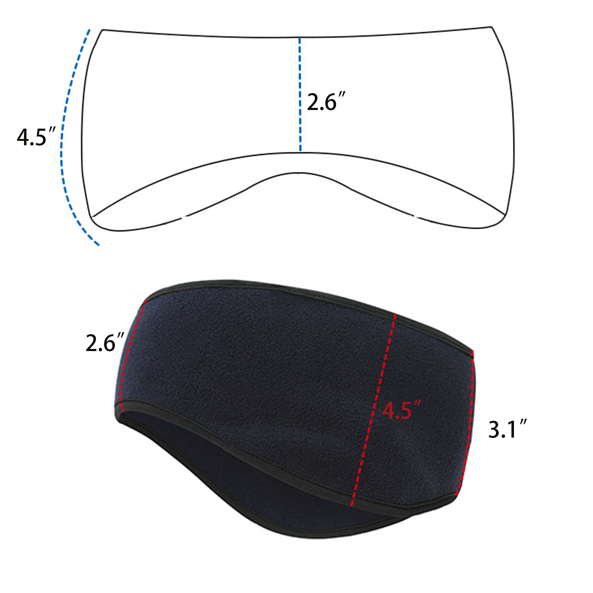 Outdoor Cycling Windproof And Cold-Proof Forehead Headband 3