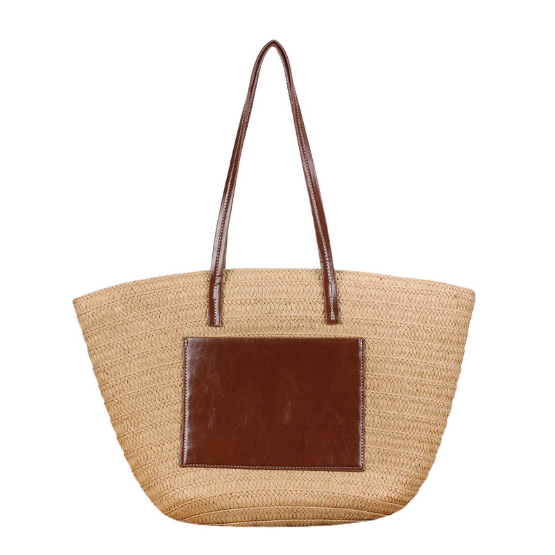 Large Straw Basket Bag 2