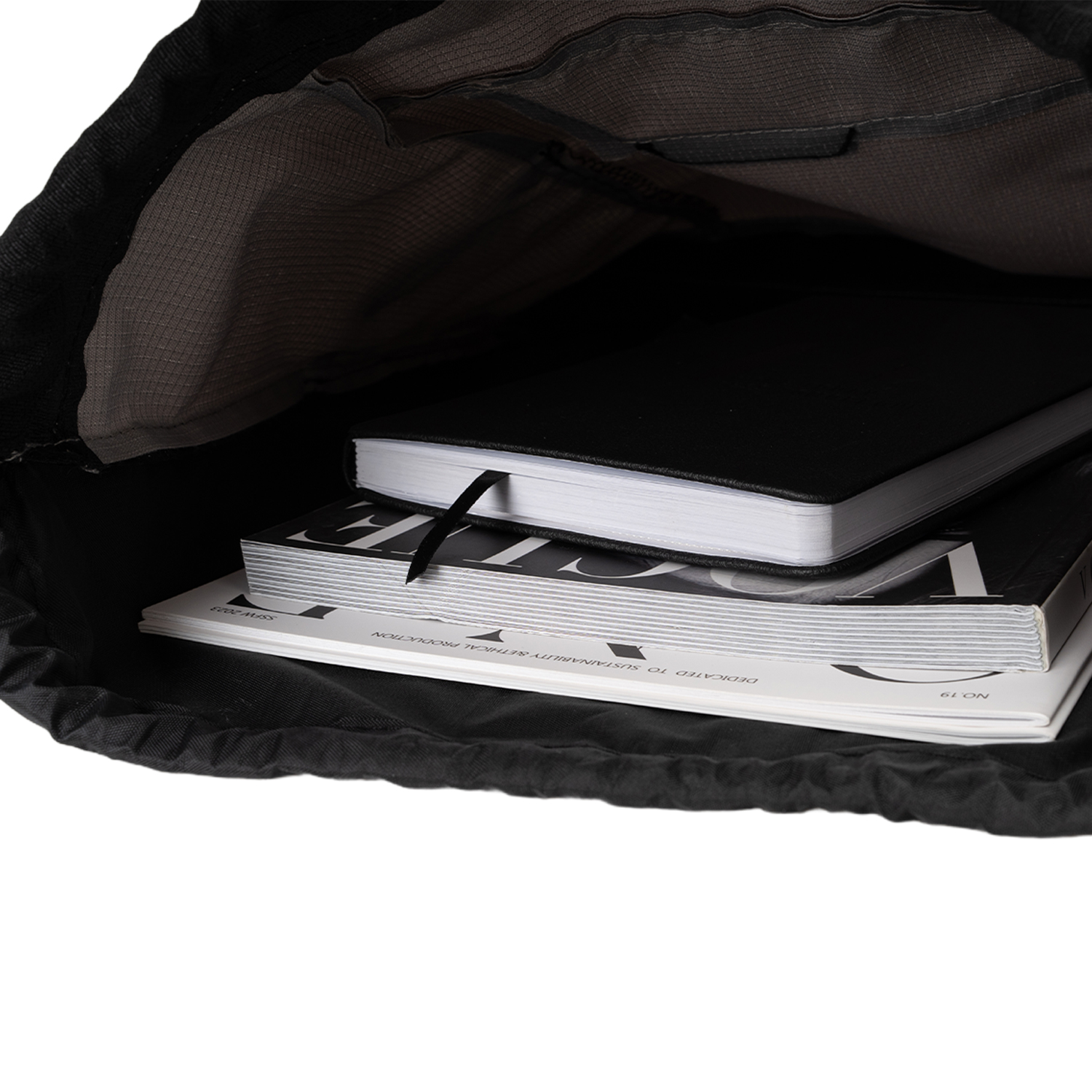 RejuVe® ROVE Recycled Heather Modern Executive Drawstring Bag 1