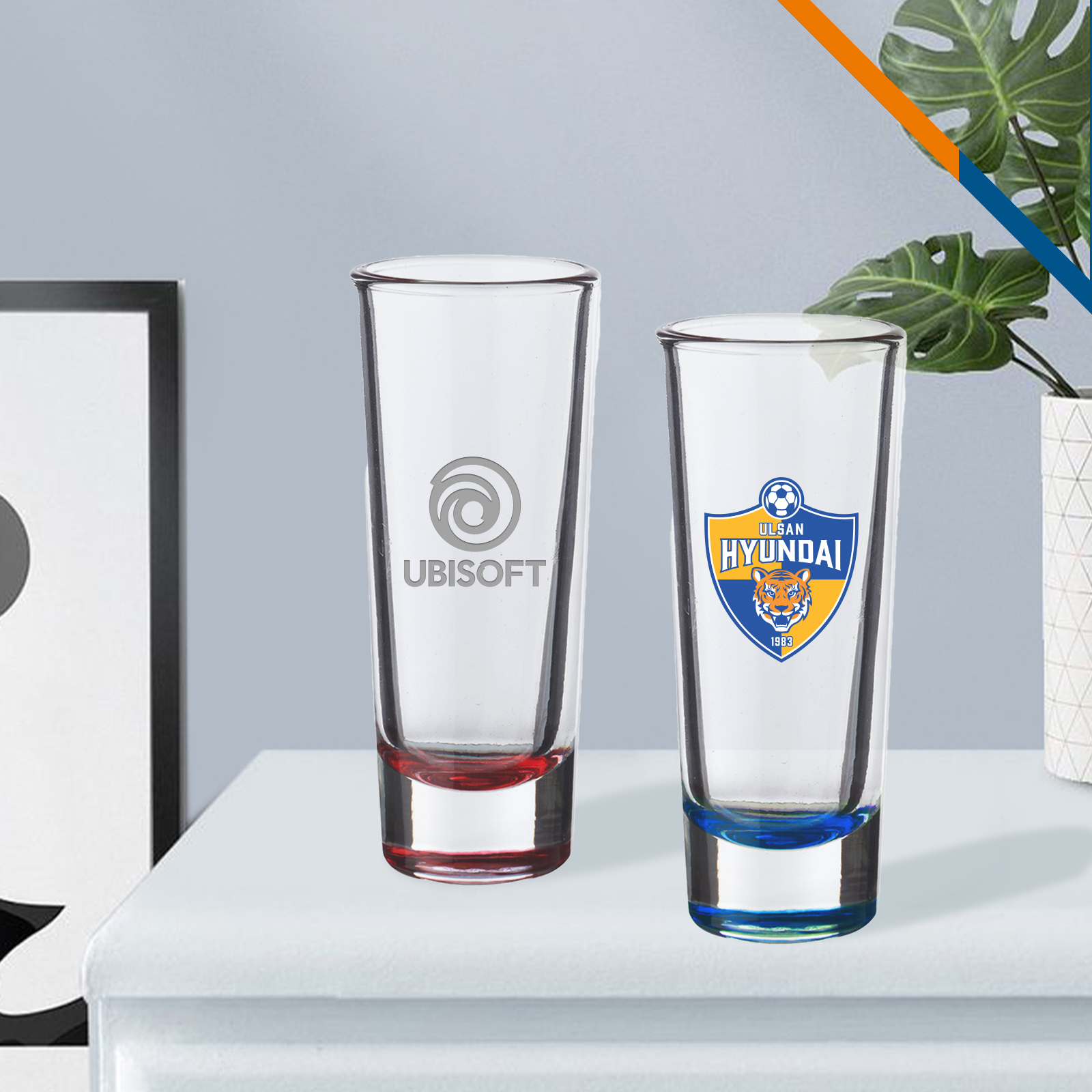 Keene Double Shot Glasses - 2 OZ. 5
