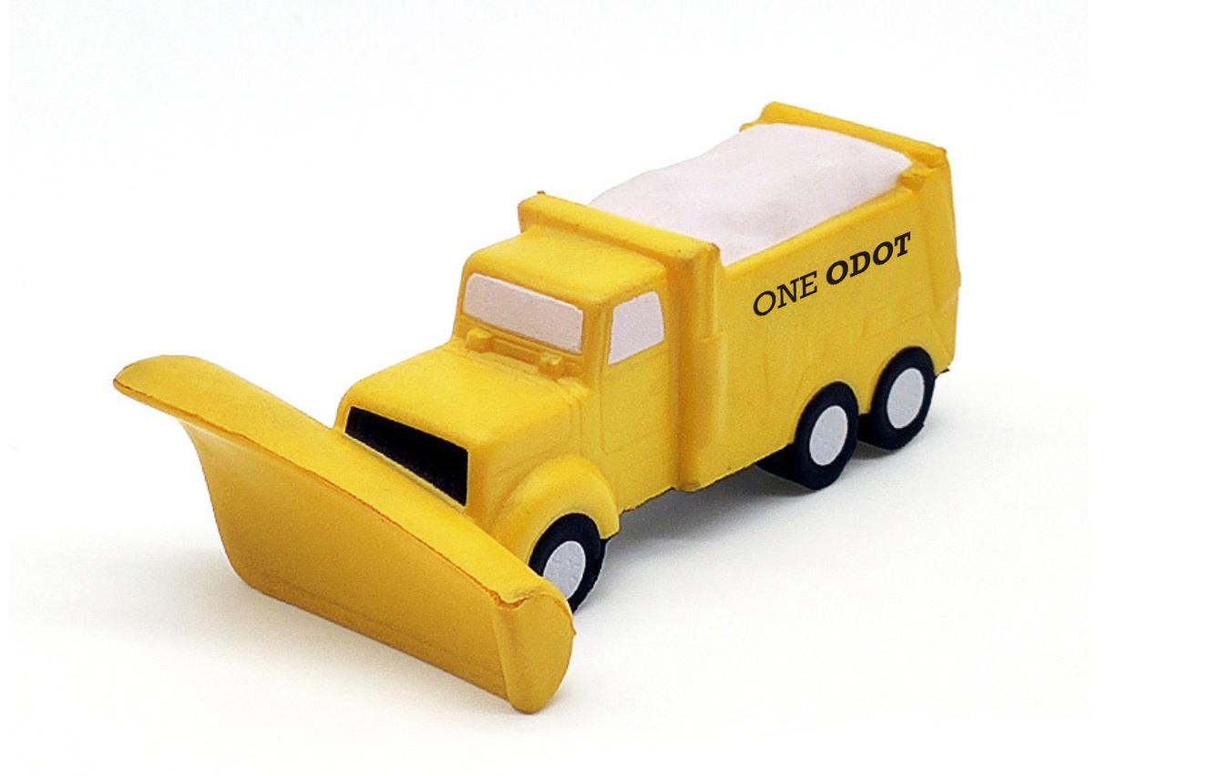 Snow Plow Truck Shaped Stress Toy 1