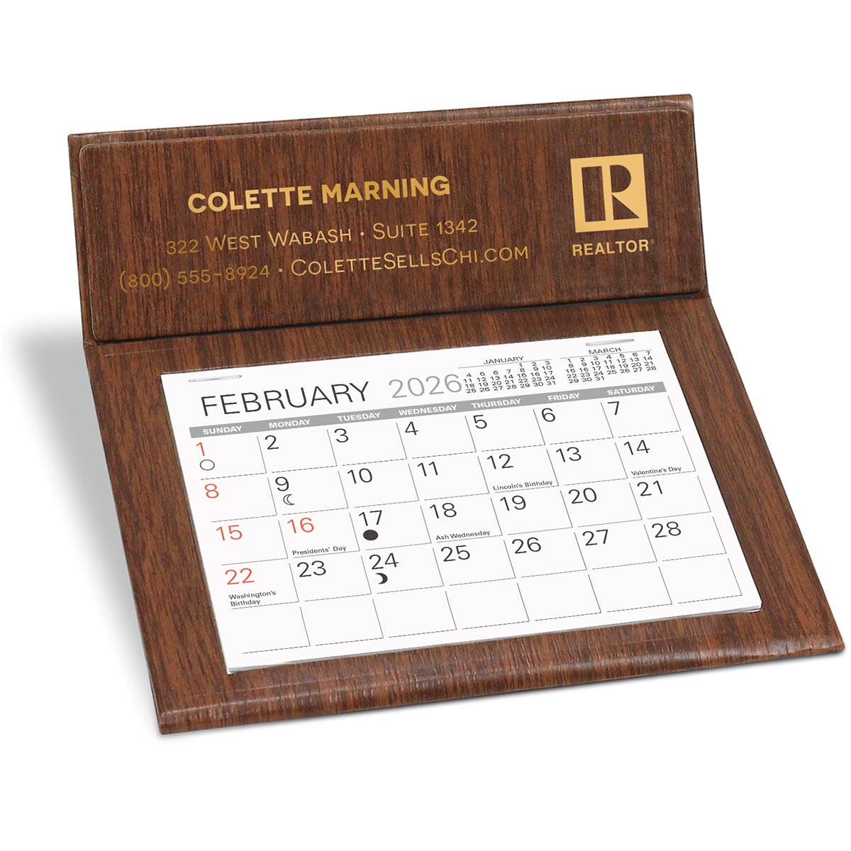 Genoa Desk Calendar 13