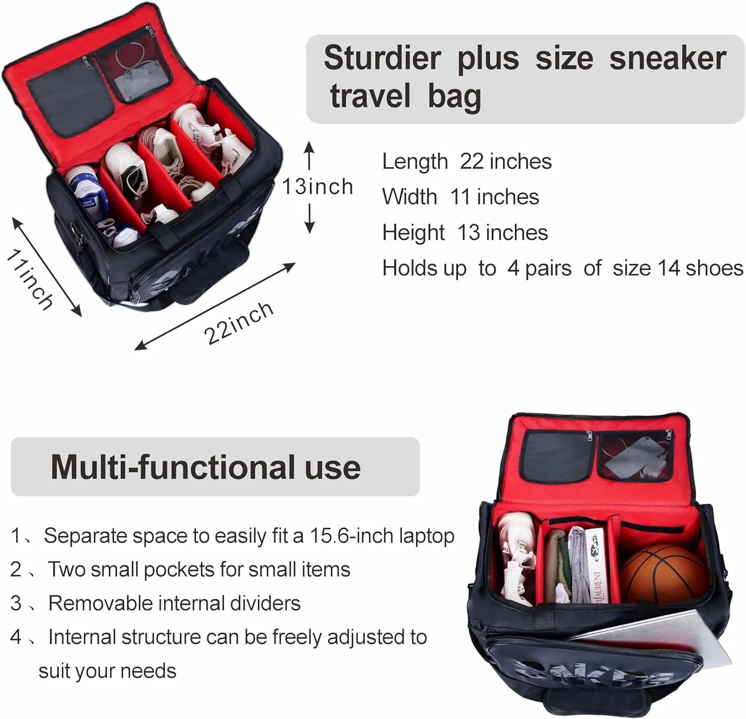 Shoe Bags for Travel Sneaker 4