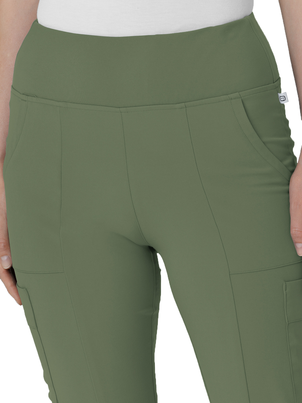 Wink - Renew - Women's Seven-Pocket Front Slit Flare Pant 27