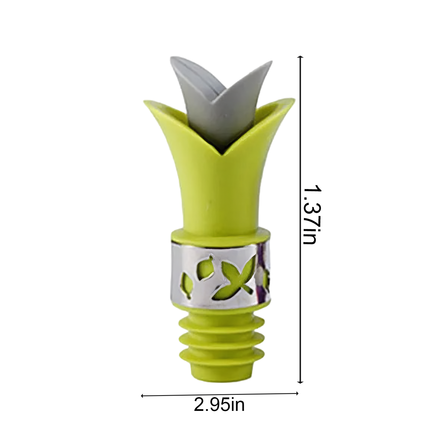 Silicone Lily Wine Bottle Stopper Pourer 7