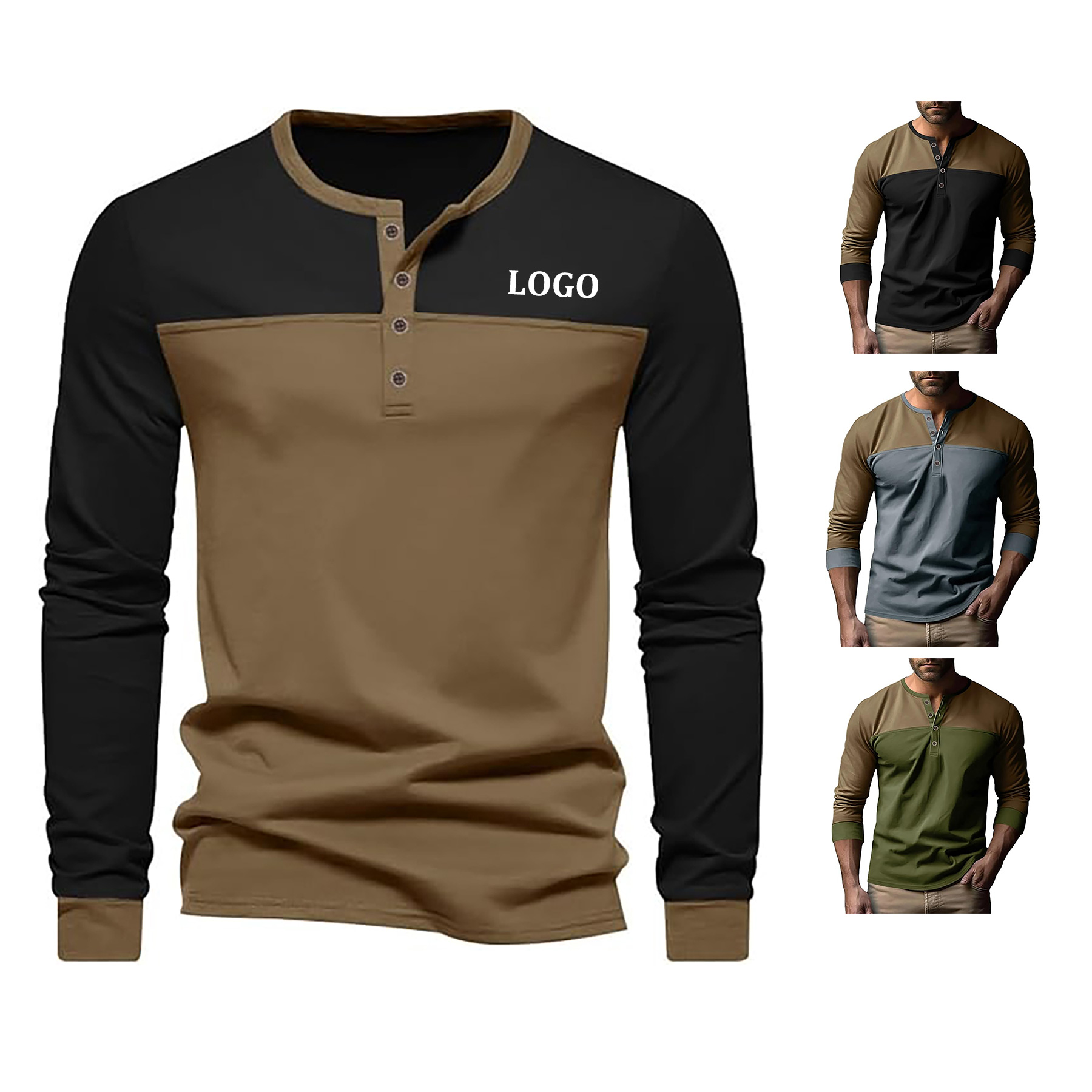 Color Block Base Shirt 7