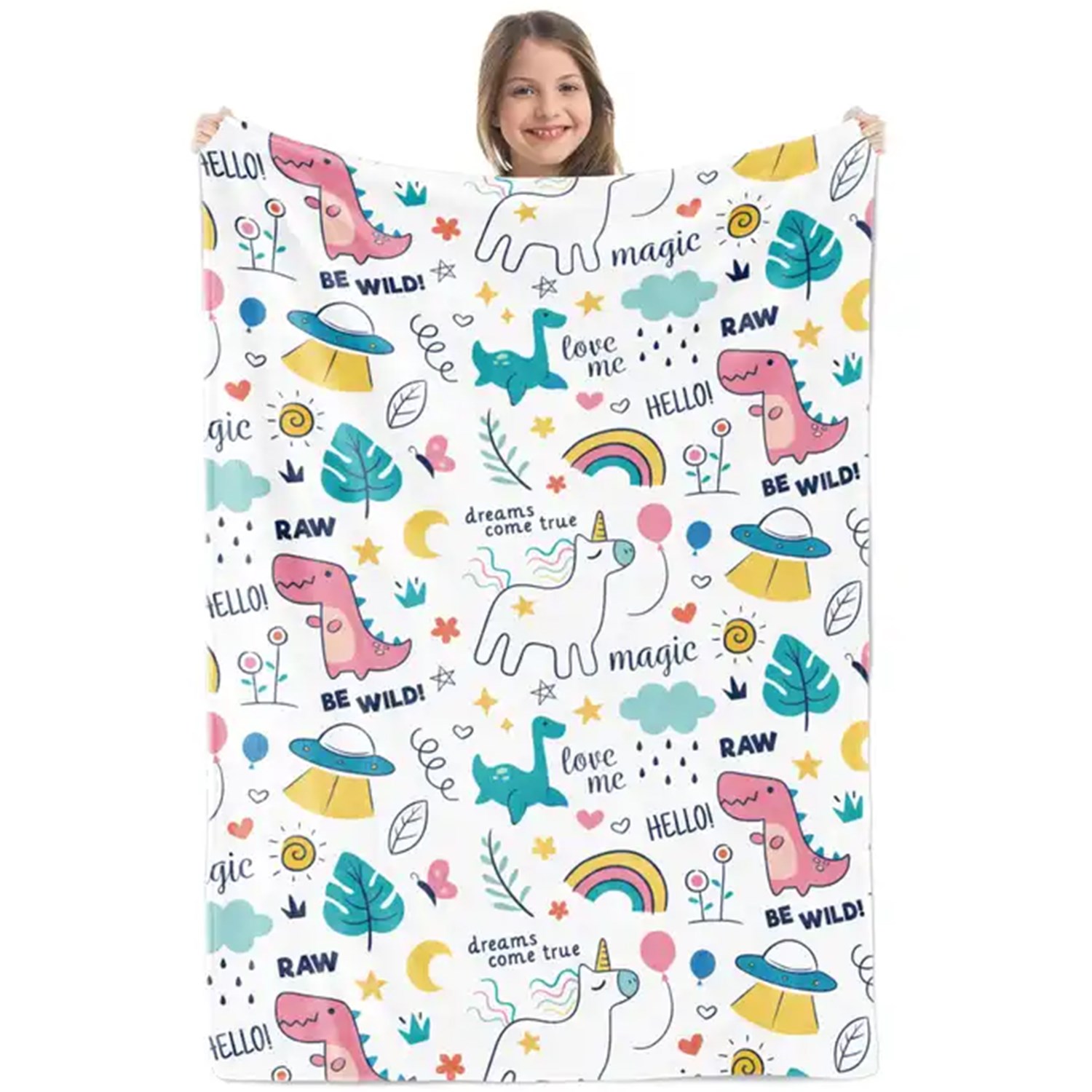 30” x 40” Cotton Feel Swaddle Sublimation Blanket 185 GSM 9