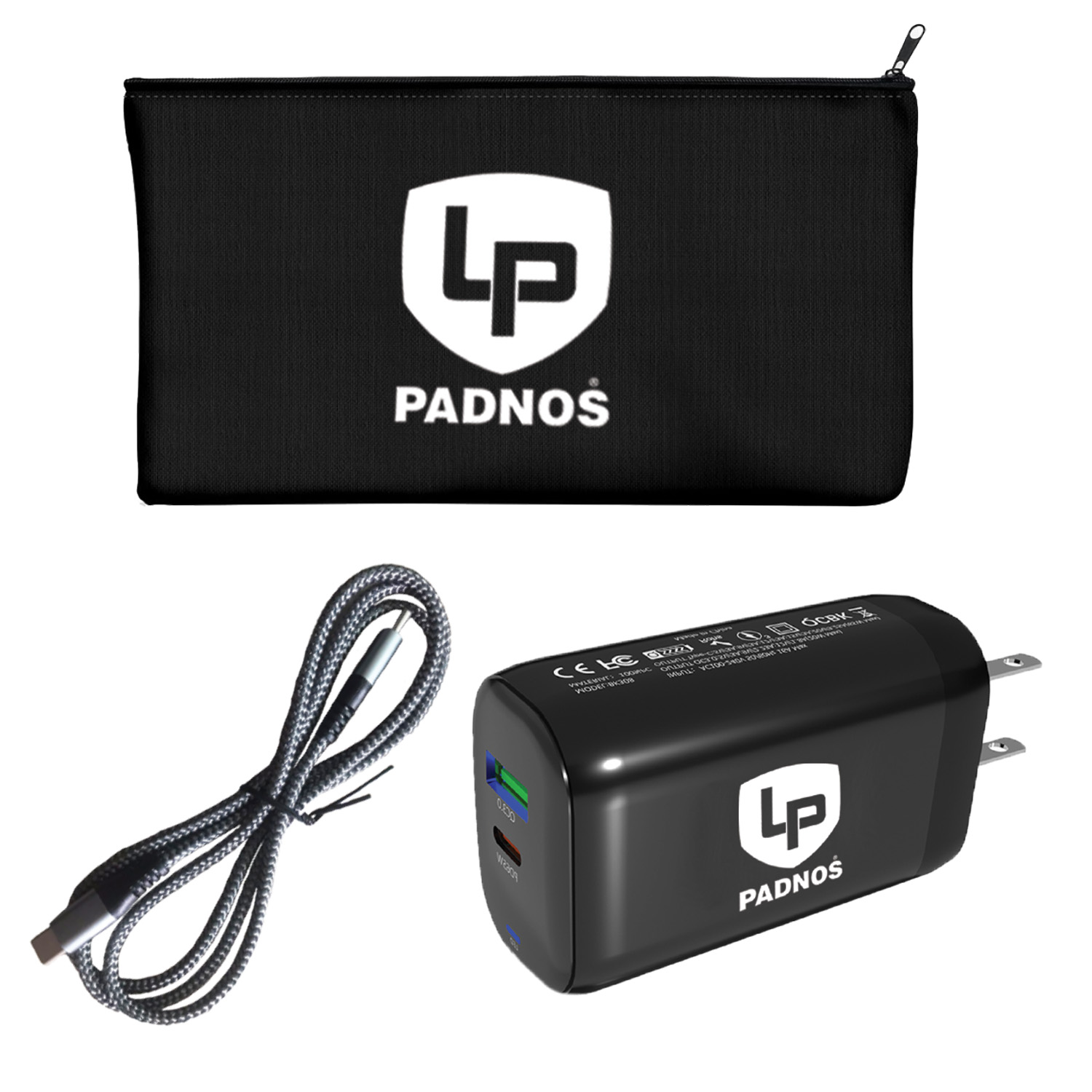 65W Fast Charging Laptop Wall Charger & 60W Charging Cable Kit 6