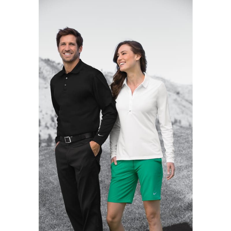 Nike Ladies Long Sleeve Dri-FIT Stretch Tech Polo. 19