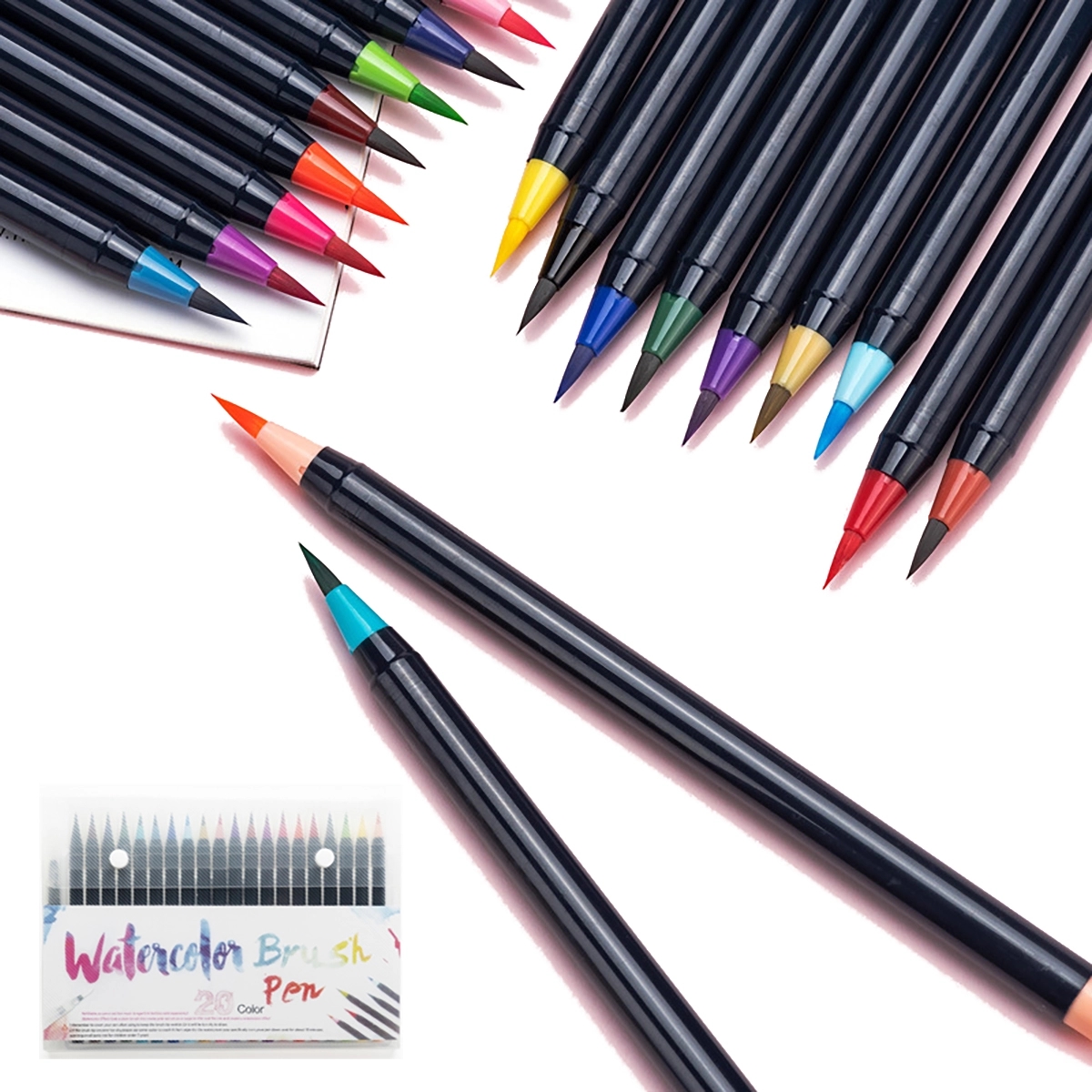 Watercolor Brush Pens 20Pcs 2