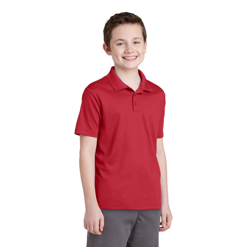 Sport-Tek Youth PosiCharge RacerMesh Polo. 11
