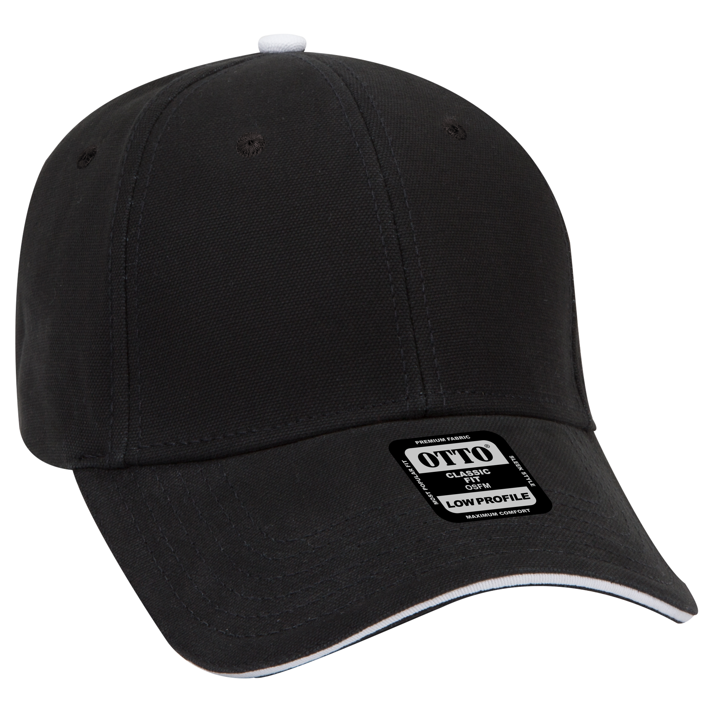 OTTO CAP 6 Panel Low Profile Baseball Cap