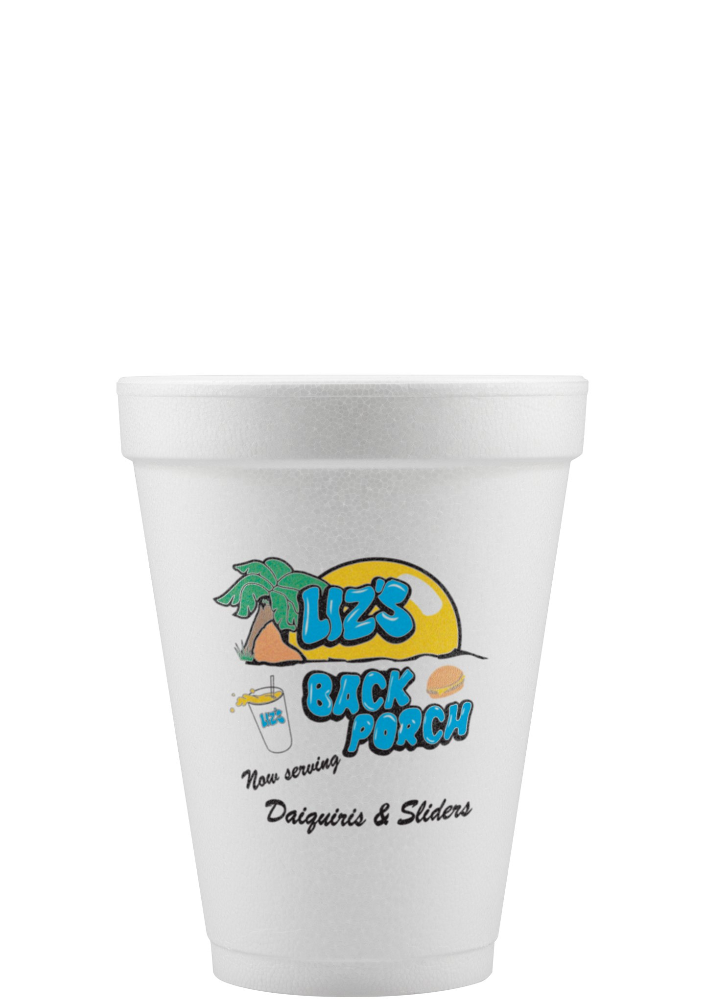 12 oz Foam Cup White Hi-Speed 3