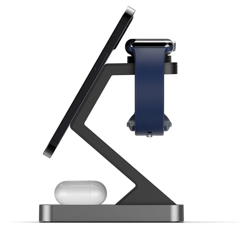 3-in-1 Wireless Mag-Safe Fast Charger Stand 5