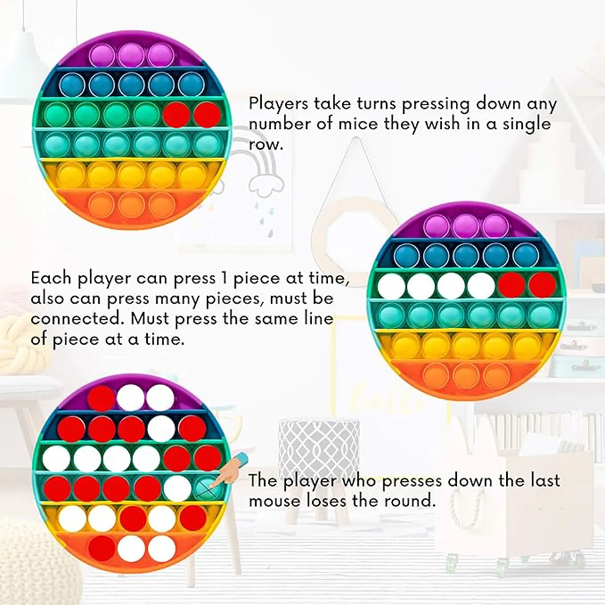 Customized Made To Last Anti Stress Pop Sensory Fidget Toys 8