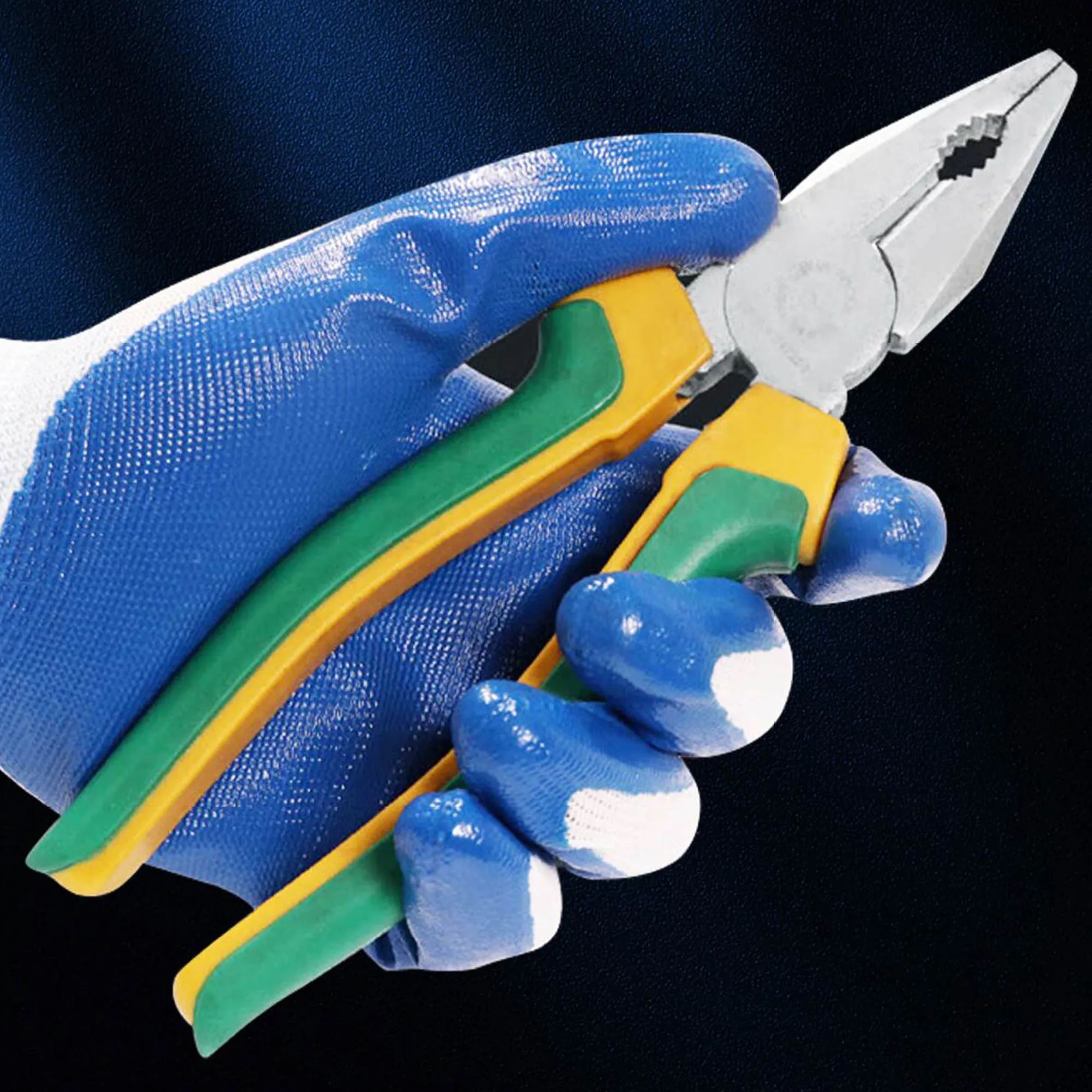 Nitrile Anti-wear Gloves With Logo For Working 2