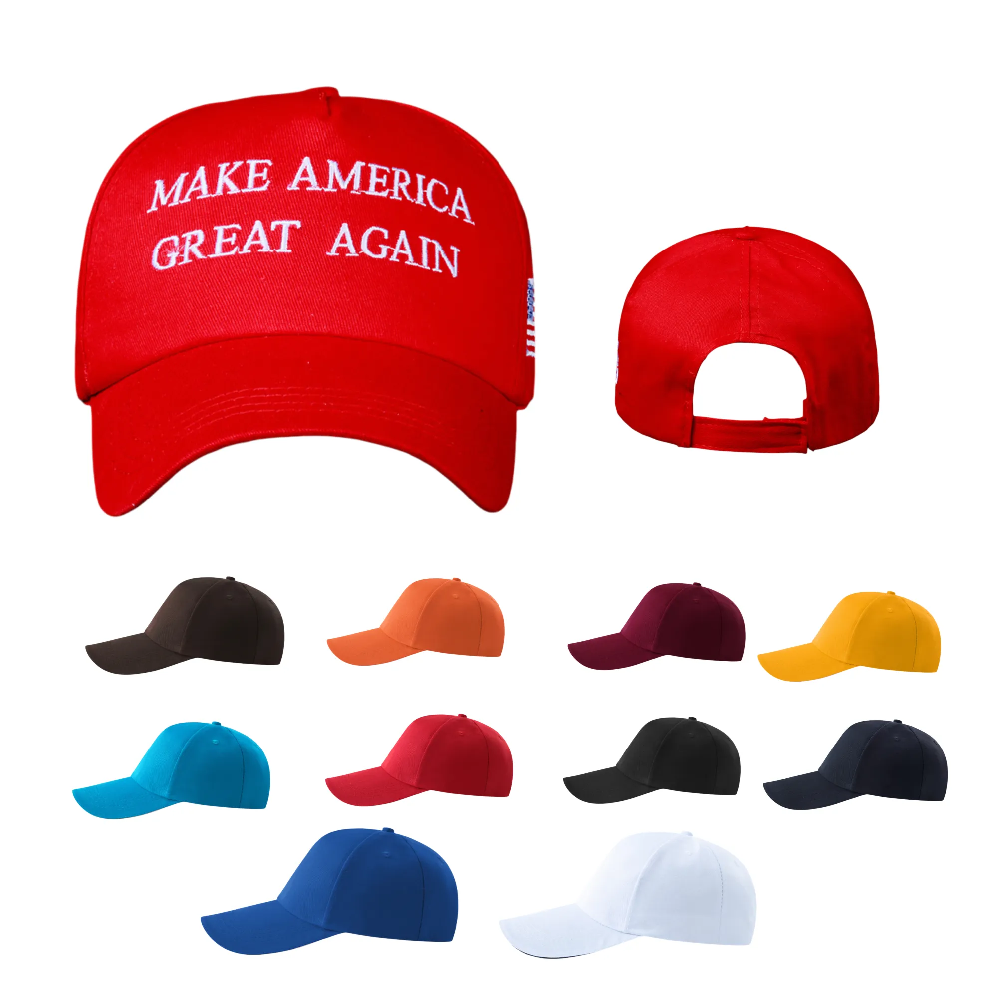Pure Cotton 5-Panel Baseball Cap 1