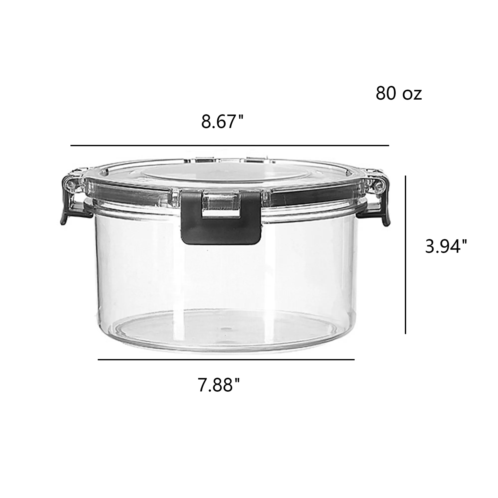 Airtight Plastic Containers BPA-Free 2