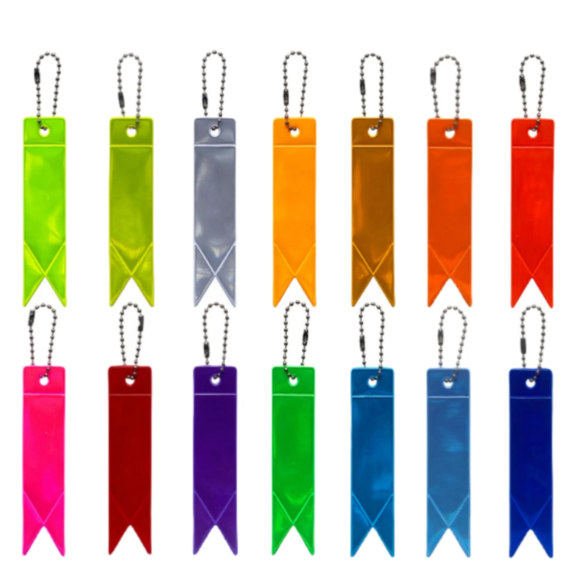Reflective PVC Streamer Keychain 12