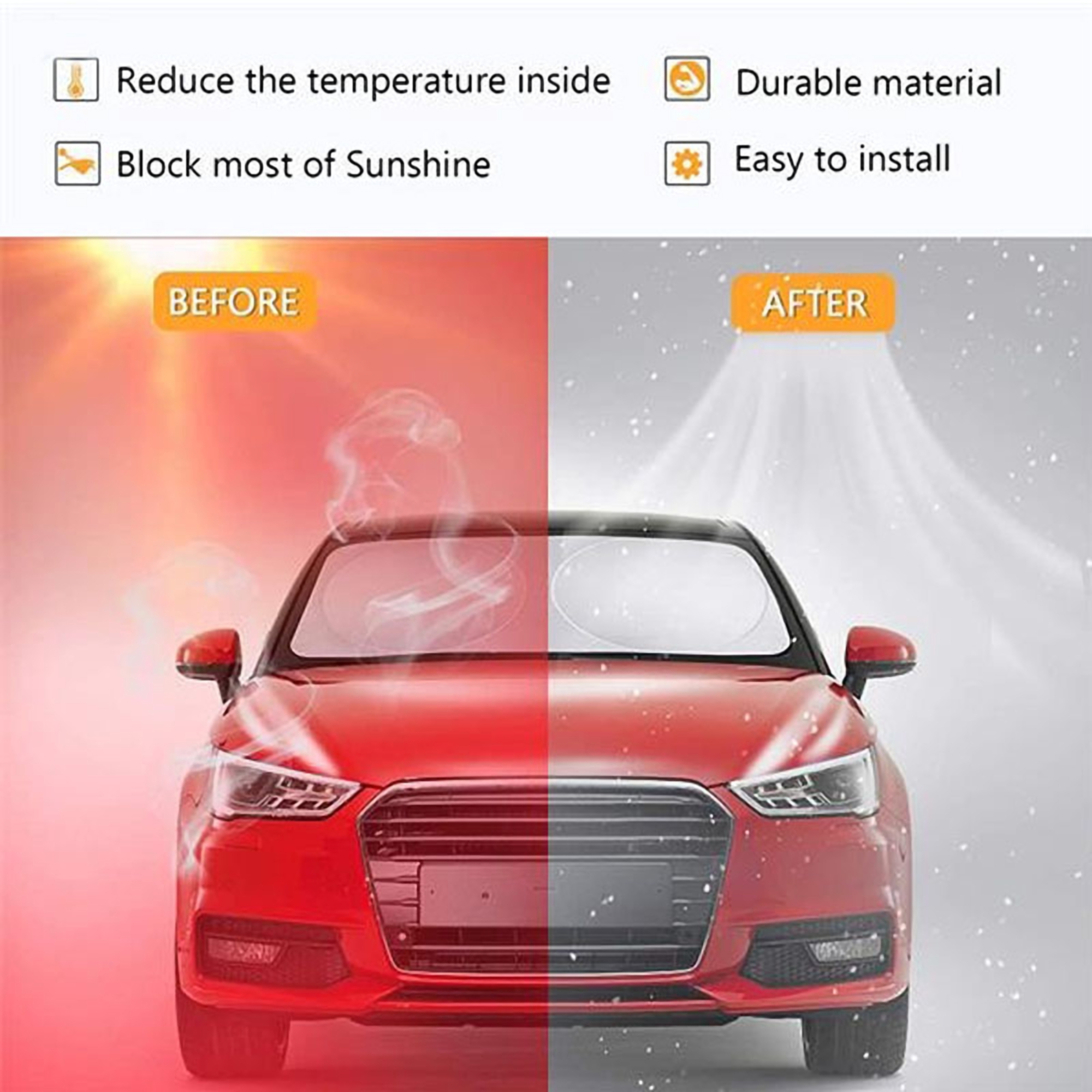 6-Piece Car Sun Shade Set 2