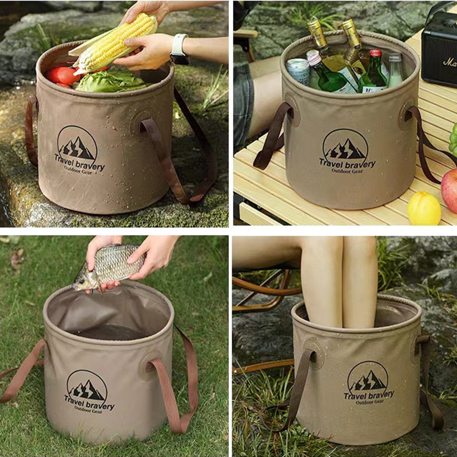 Portable Folding Water Bucket 2