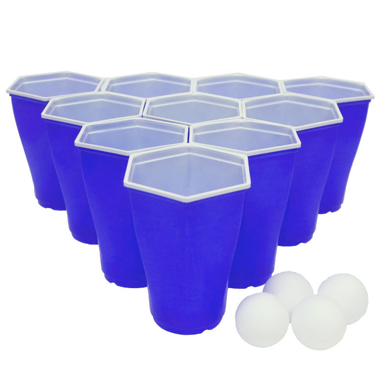 16oz Hexagonal Plastic Party Drink Cups 1