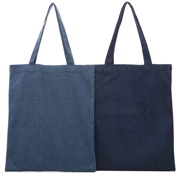 Reusable Denim Tote Bag, custom tote bag with logo imprint 4