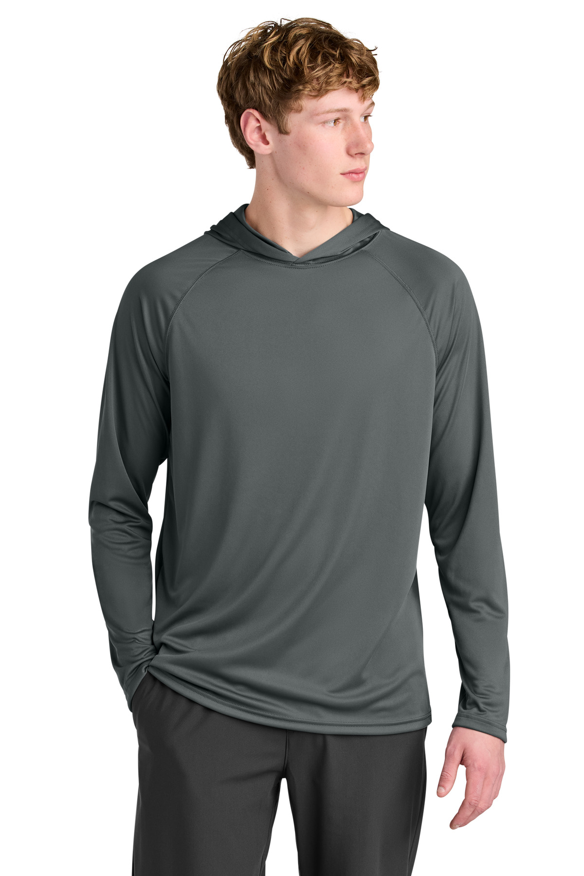 A4 Cooling Performance Long Sleeve Hooded Tee A4N3409 3