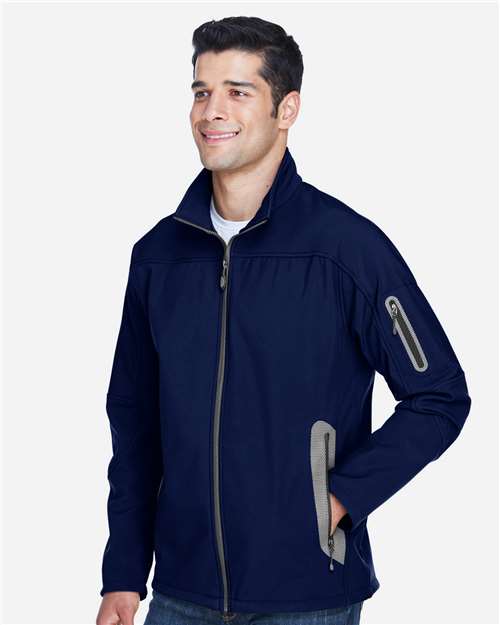 Men's Three Layer Fleece Bonded Shell Technical Jacket - 88138 29