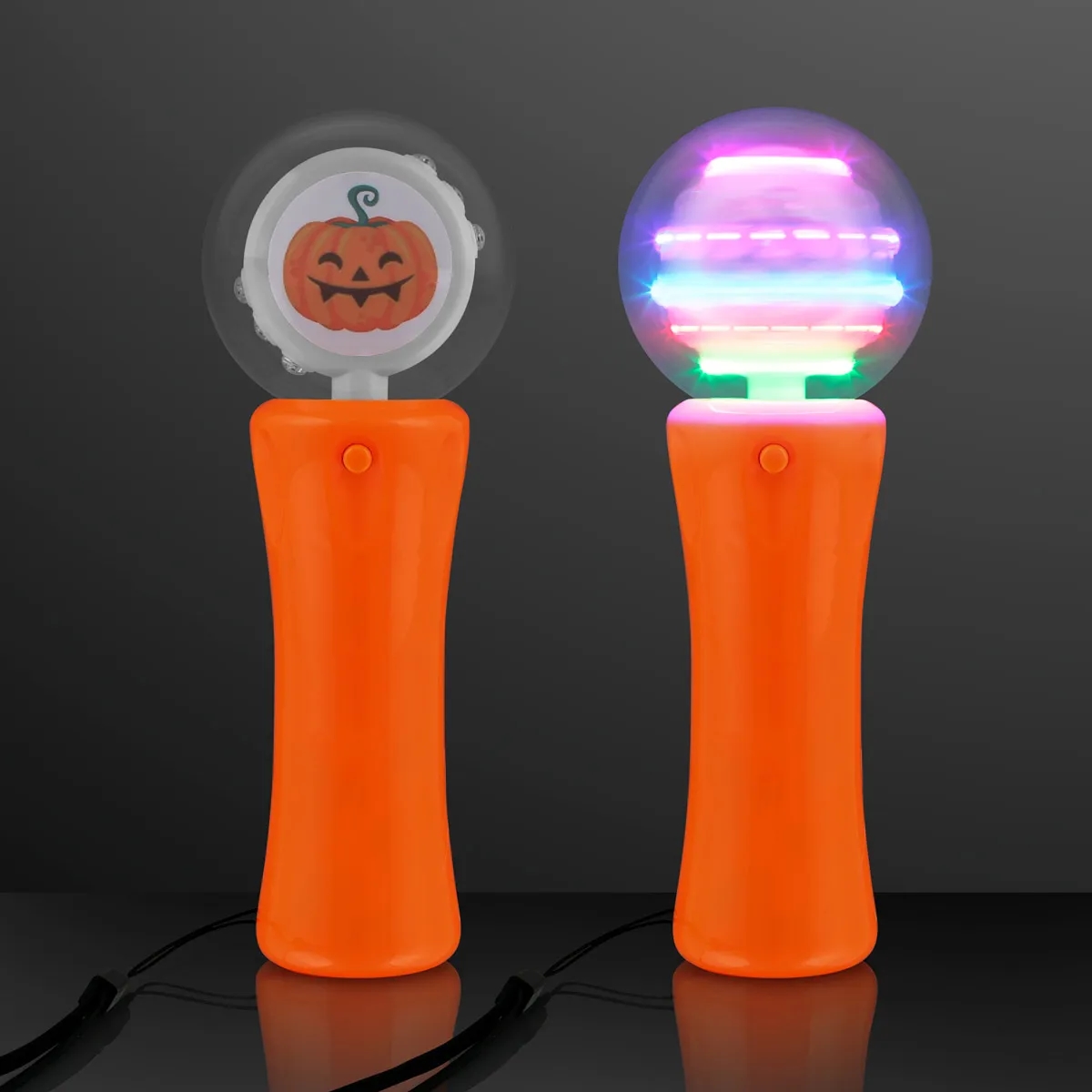 Pumpkin Treats Spin Wand, Halloween Safety Lights 1