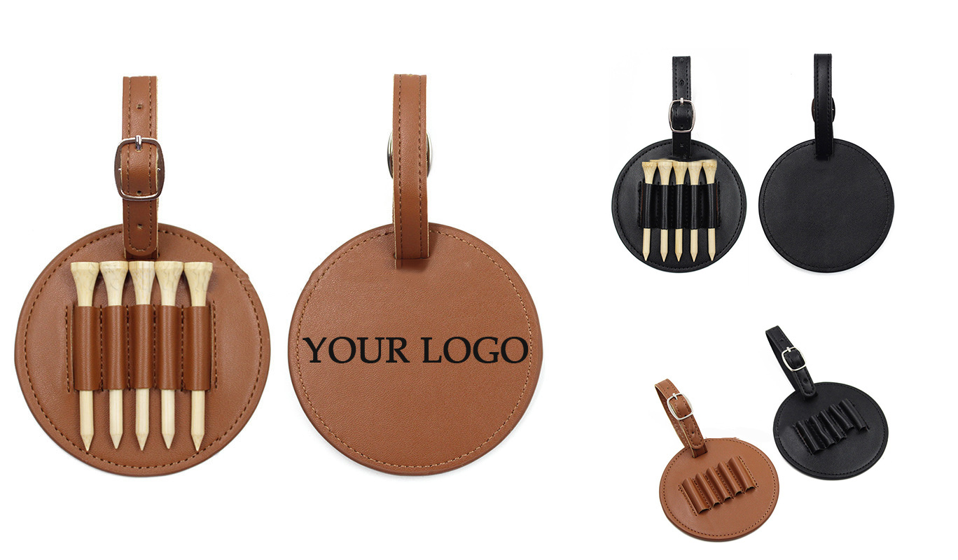 Golf Tee Holder-Engraved Golf Bag Tag 2