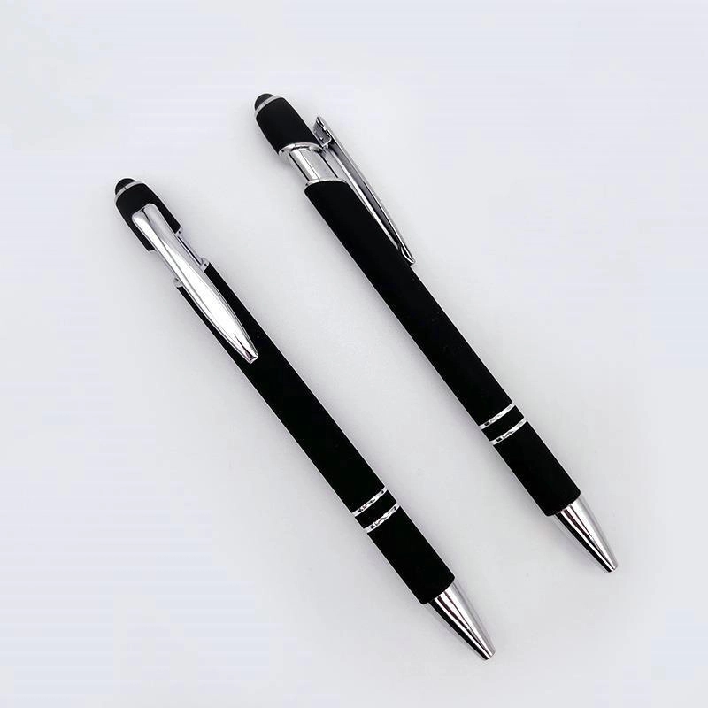 Retractable Touch Aluminum Stylus Pen Laser Engraved 10