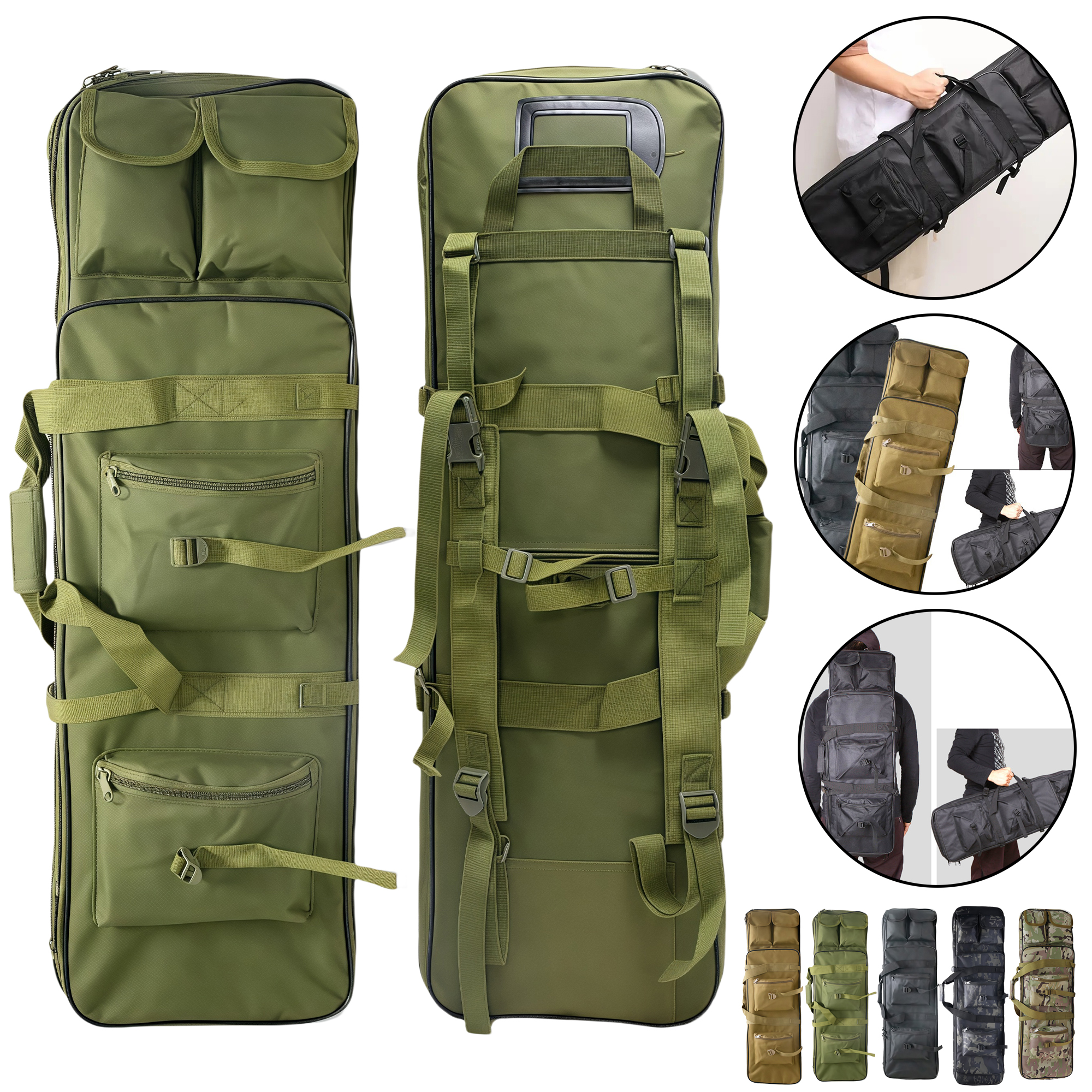 36" Rifle Case Classic Tactical Soft Pistol Gun Bag 10