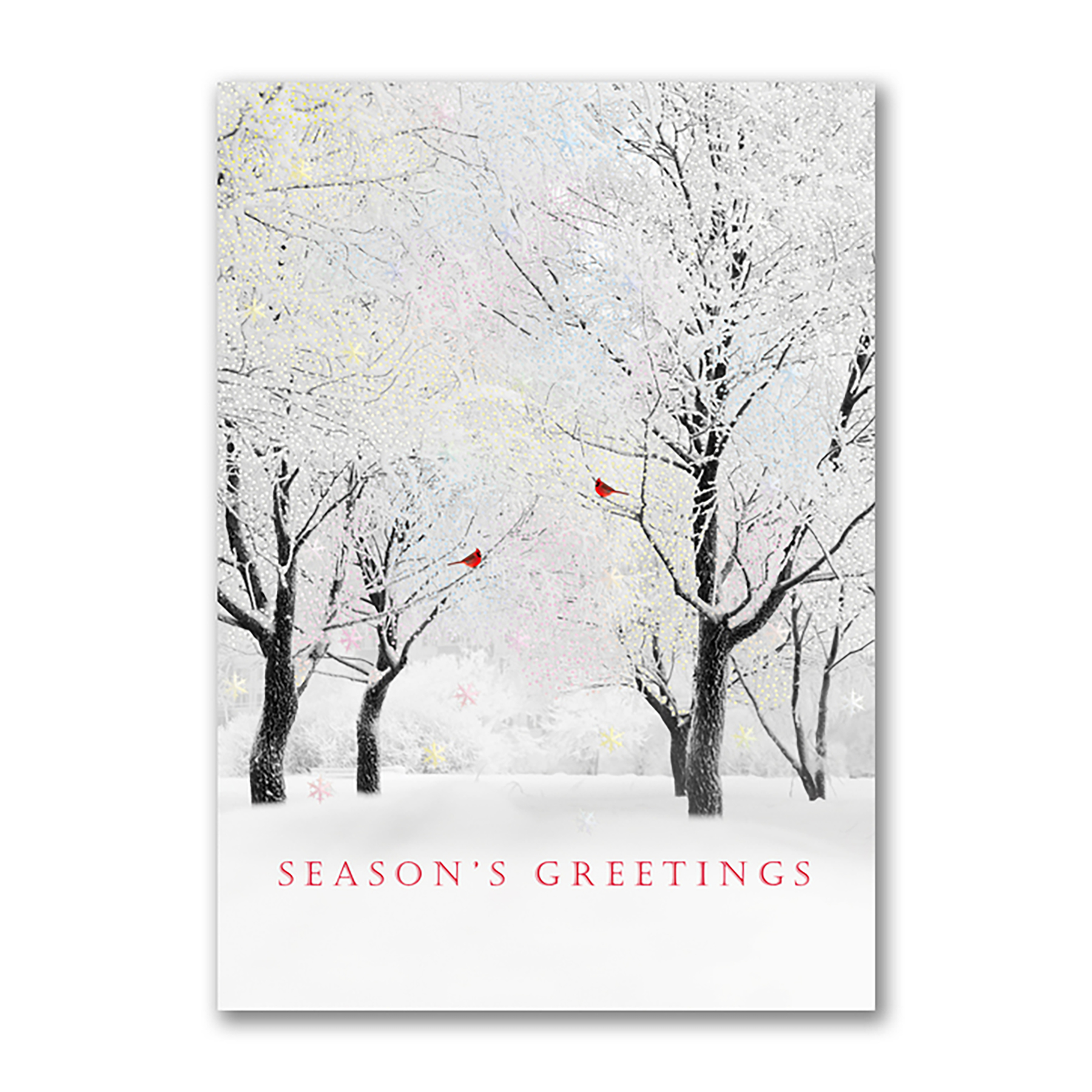 Shimmering Trees Holiday Card 3