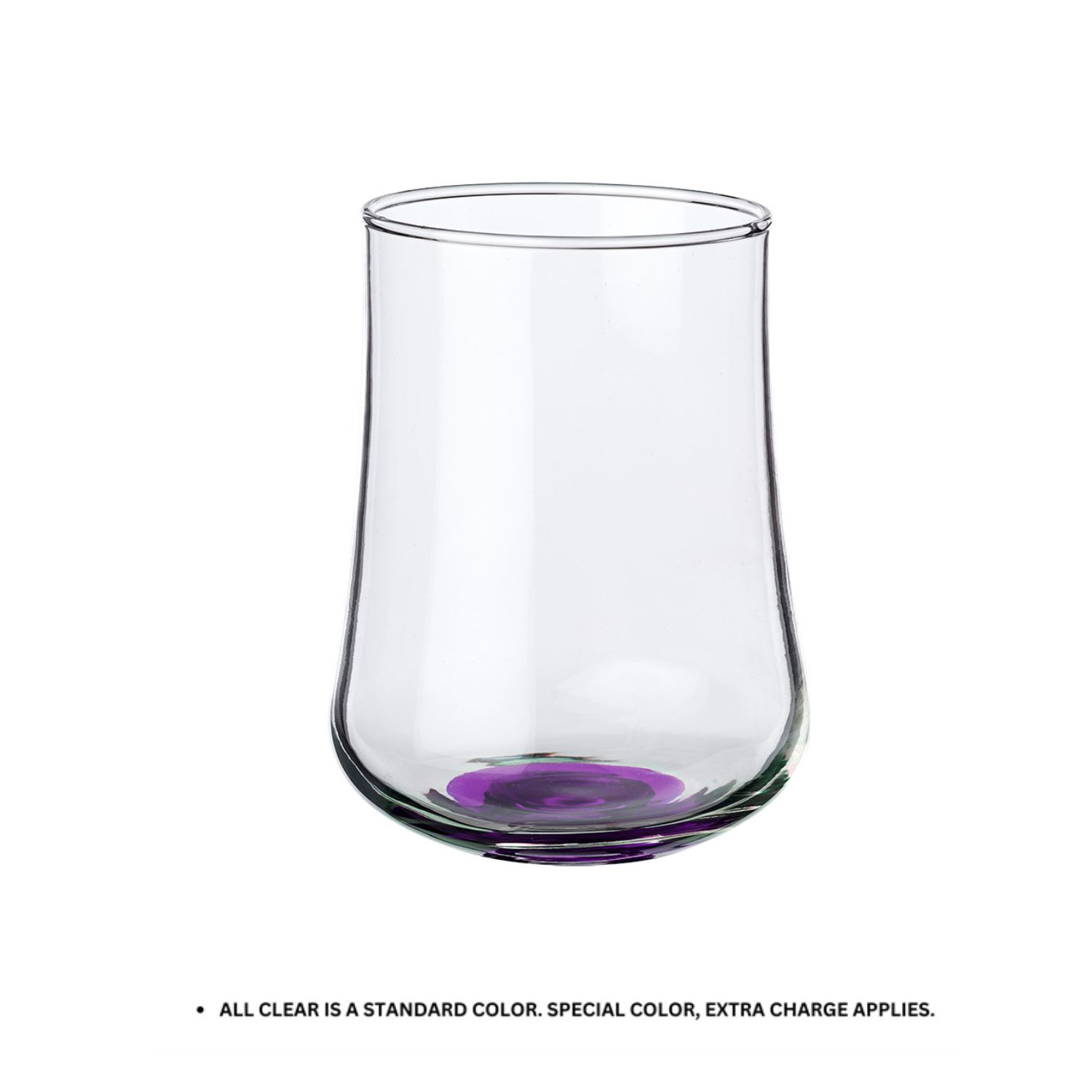 Elegant Rose Bud Stemless Glass, 15.5 oz. 6