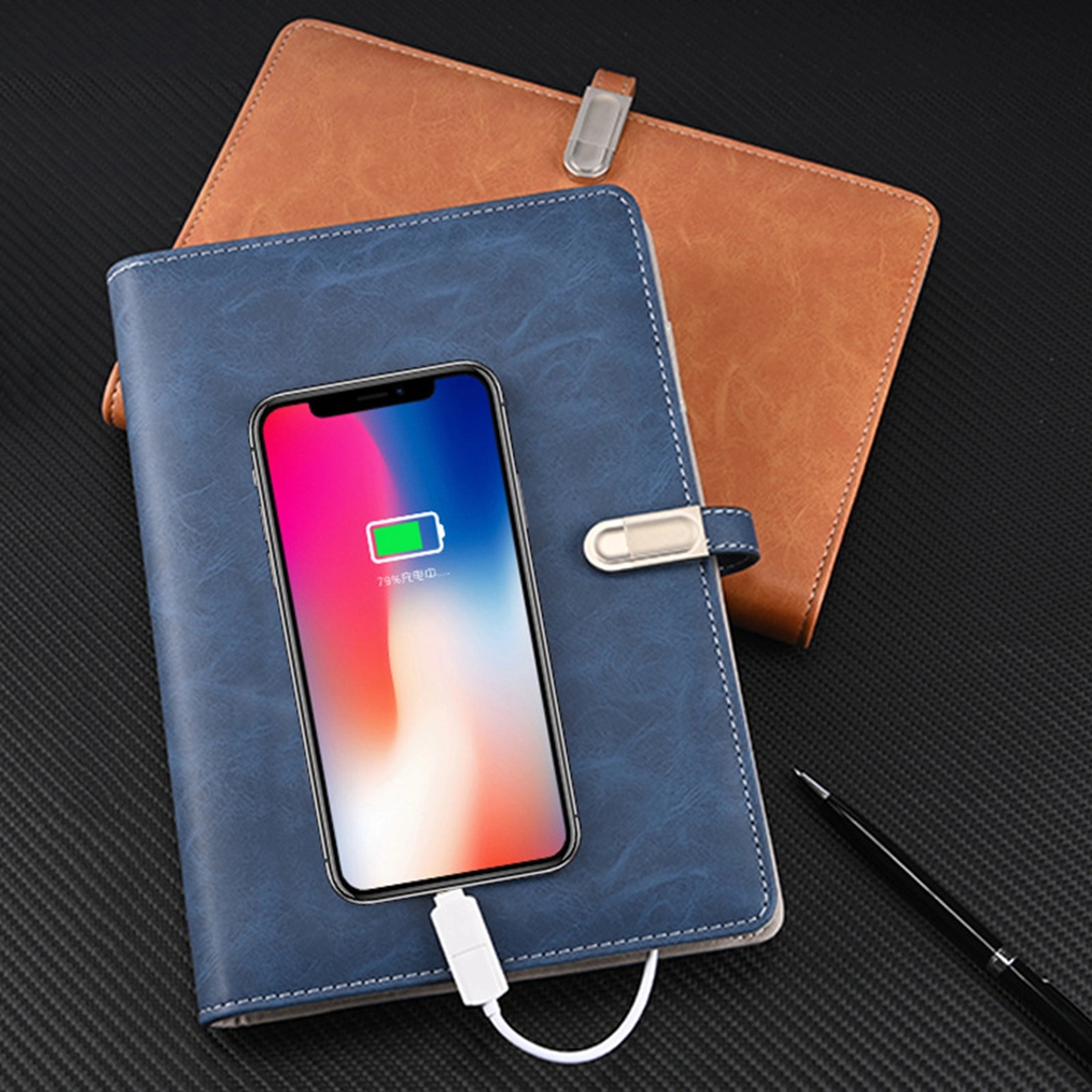 A5 Notebook with Wireless Charger & 8000 mAh Power Bnak 7