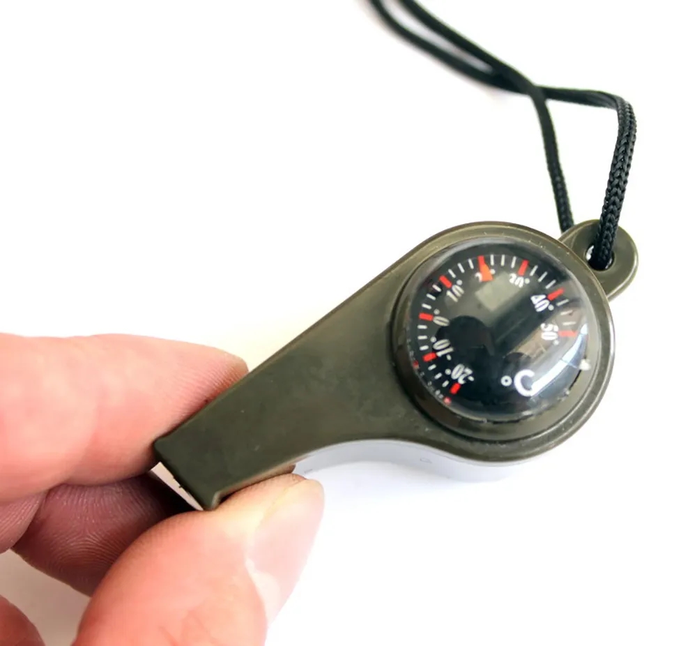 Outdoor 3-in-1 Multi-Function Whistle with lanyards 4