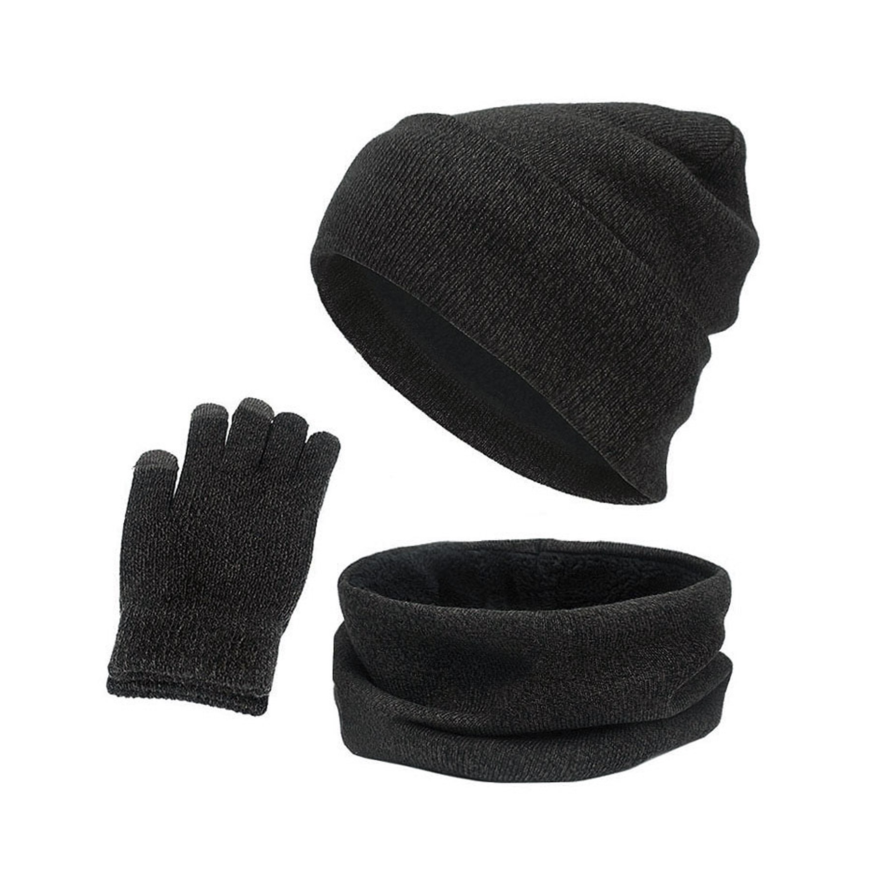 3Pcs Touchscreen Gloves Winter Set 1