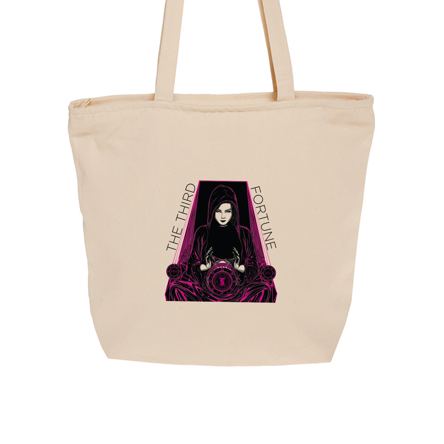 Eden Cotton Canvas Tote Bag (2 Color Imprint), custom tote bag with logo imprint 2