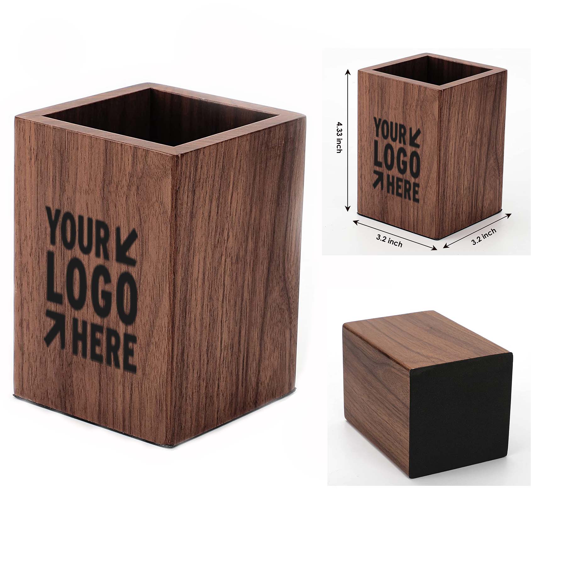 Walnut Pen Holder for Desk 1