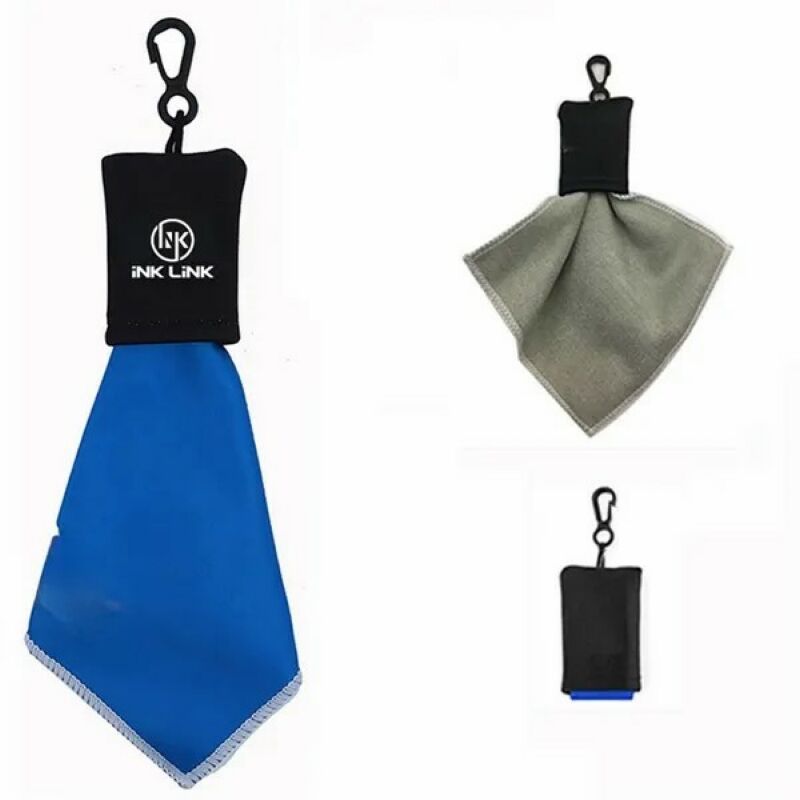 Double-Sided Custom Microfiber Cleaning Cloth W/Pouch.