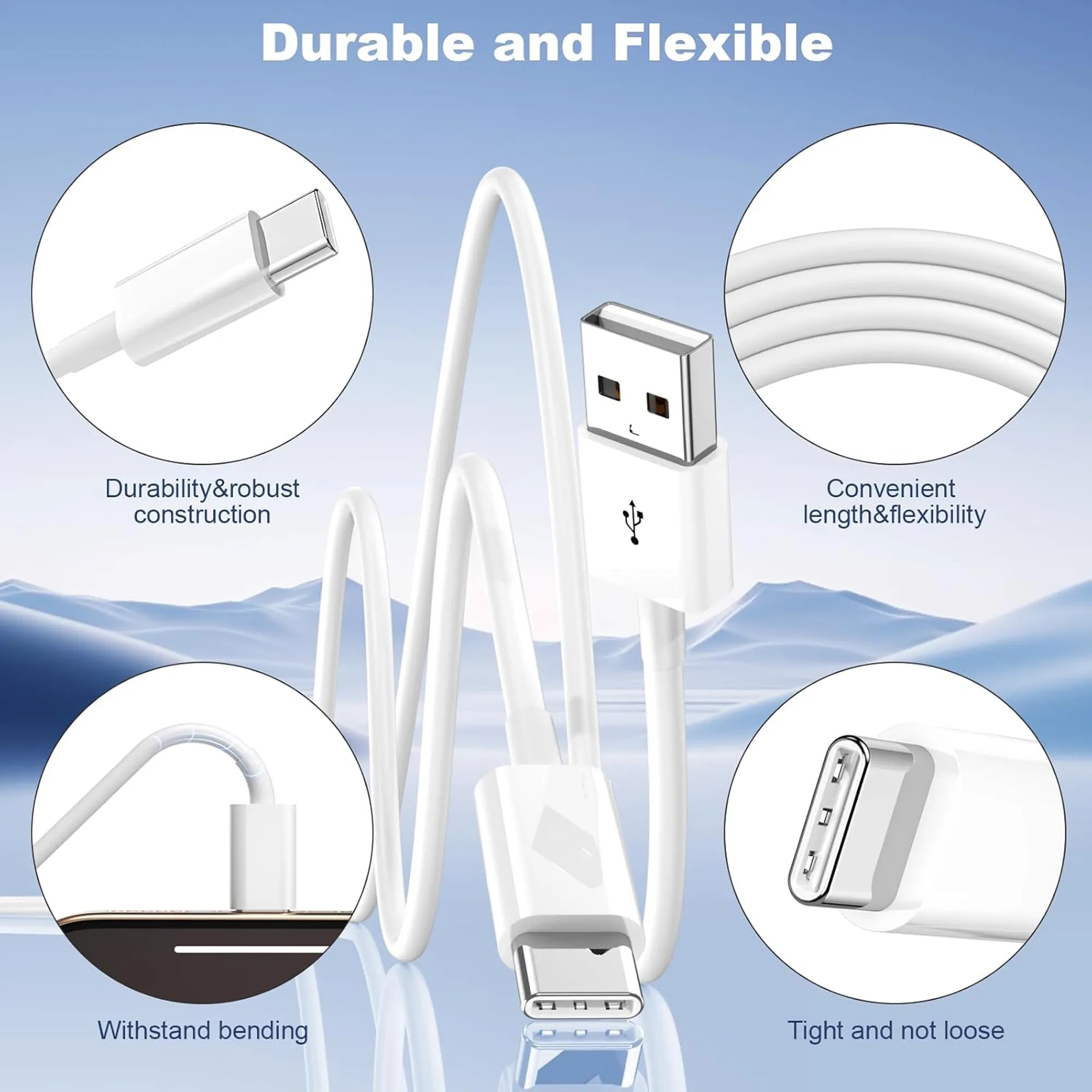 USB-A To USB-C Cable 2