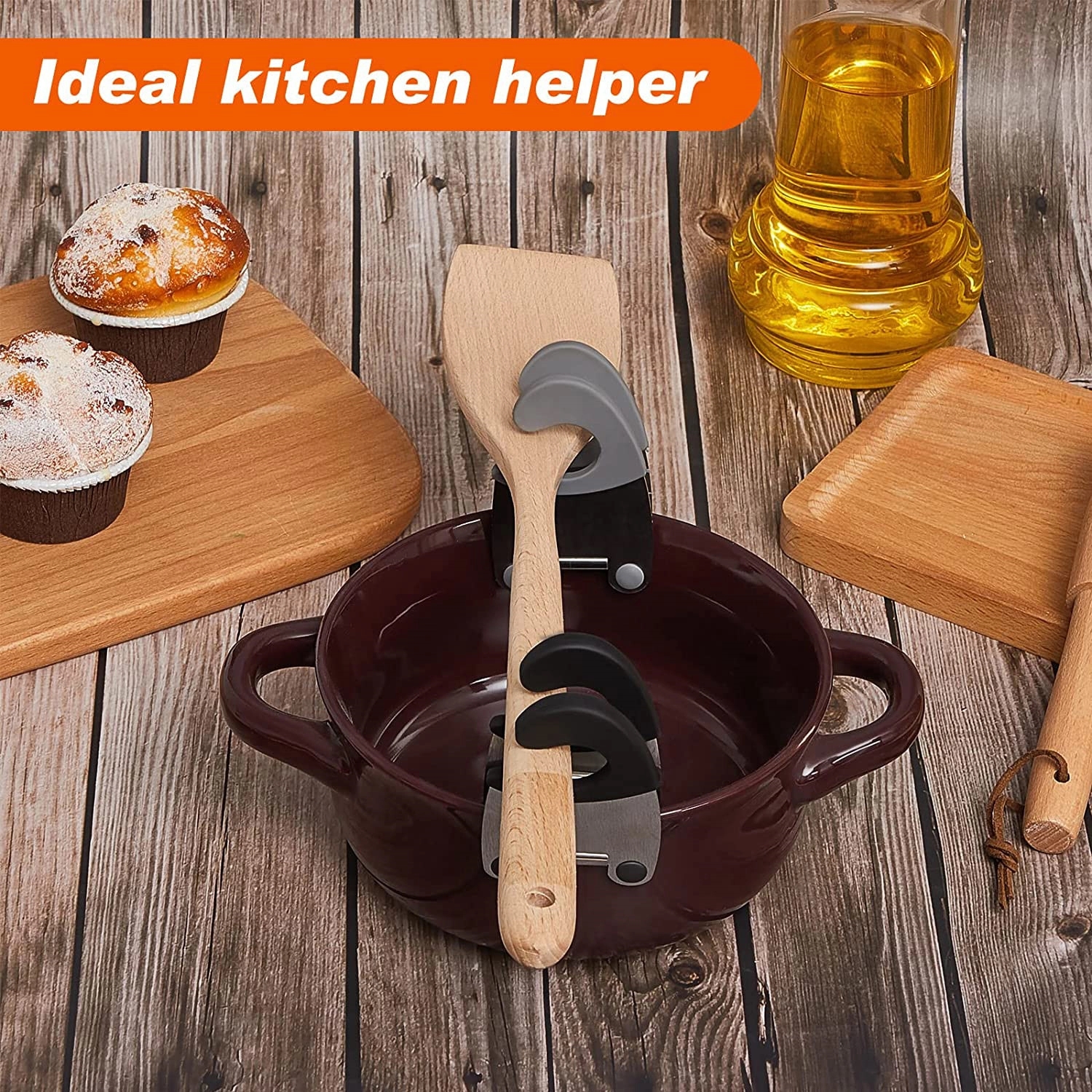 Pot Clip Spoon Holder 2