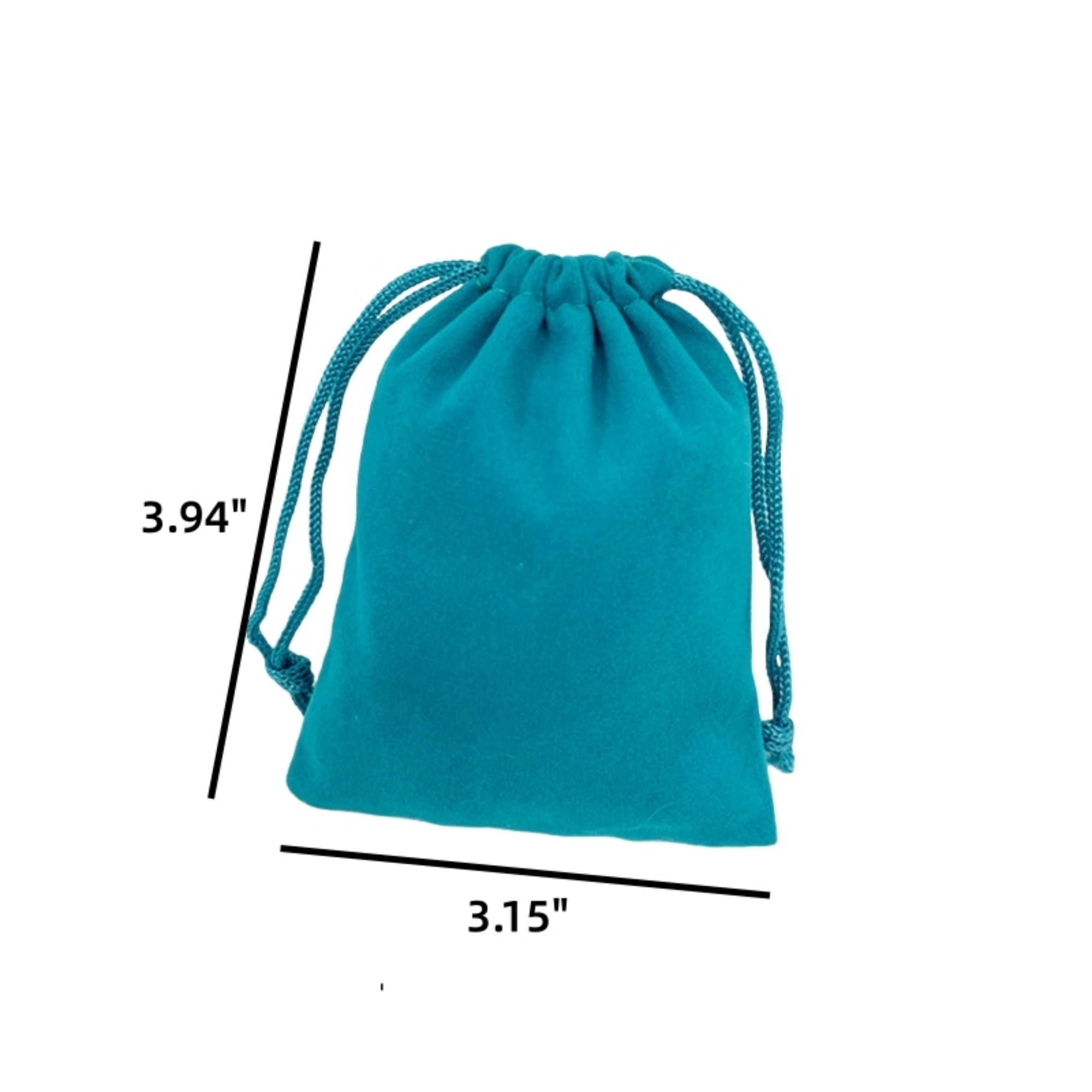 Flannel Drawstring Bag Storage Pouch 9